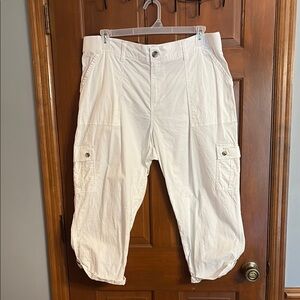 Lee Women's White Capris Plus Size